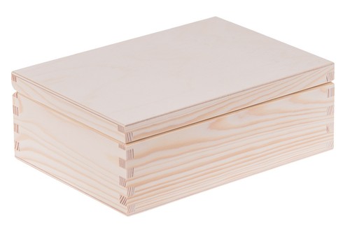 Holzbox mit deckel 22x16x8 - holzbox,