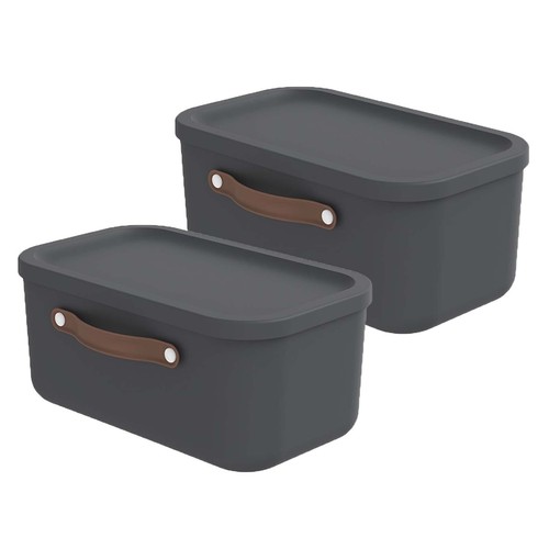 Rotho 2er set - rotho, aufbewahrungsbox