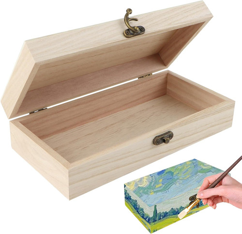 Stück holzkiste mit - stück,