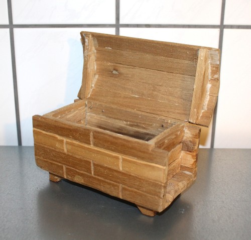 Kleine holztruhe mit - holztruhe,