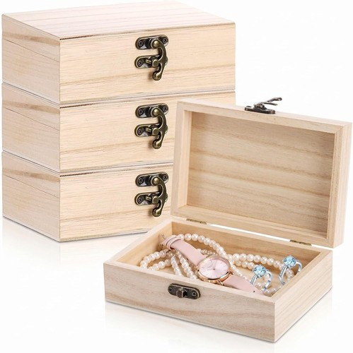 Stück holzkiste mit deckel - mit,