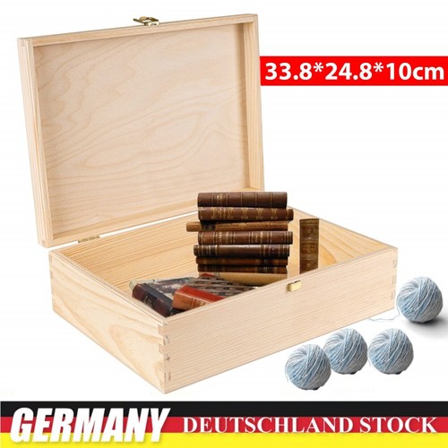 Holzkiste mit deckel - holzkiste,