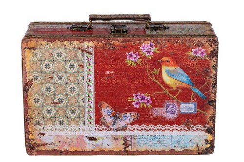 Truhe kiste kd1290 vogel - truhe,