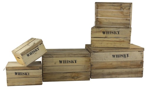 Alte holztruhe whisky - holztruhe, mt